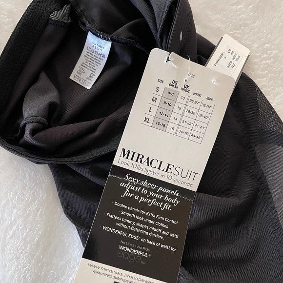 NWT  Extra Firm Tummy-Control High-Waist Sheer Thong 2778 - Picture 2 of 8